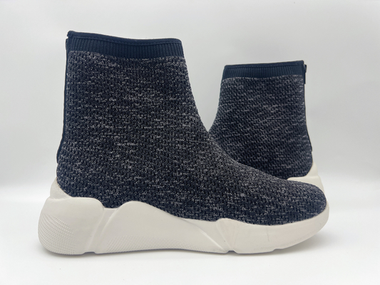 Kadın Siyah Slip Resistant İş Ayakkabısı Lacivert Mix Rahat