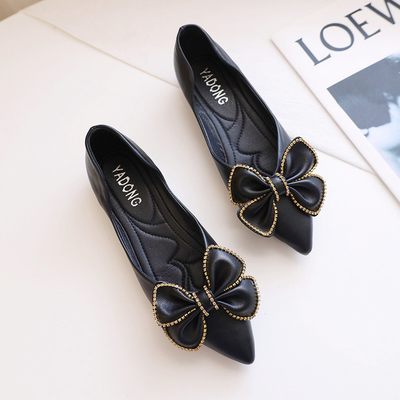 Yaz Toe Süet Flats Ayakkabı, Kadın Konfor Loafer'lar Moda Düz Günlük Ayakkabılar